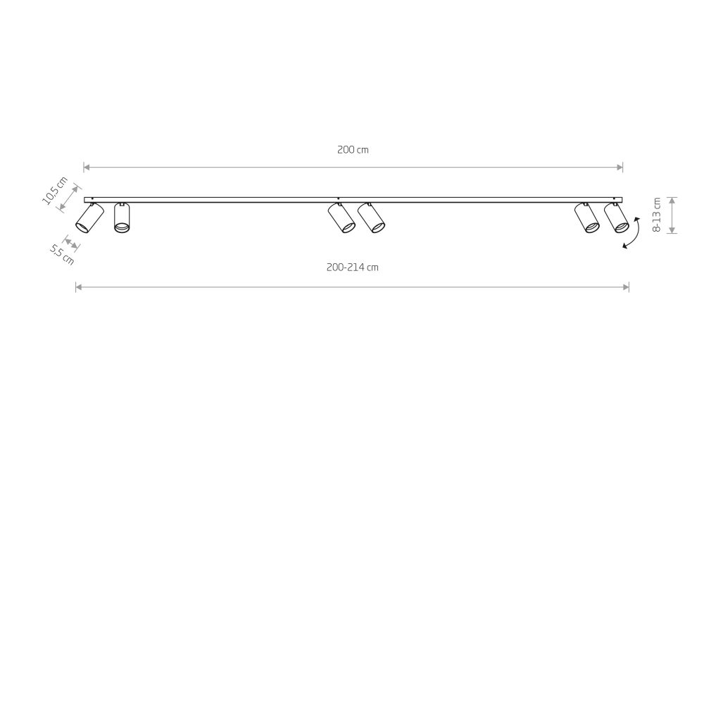 Spot lampe MONO VI SOLID BRASS - Слика 2