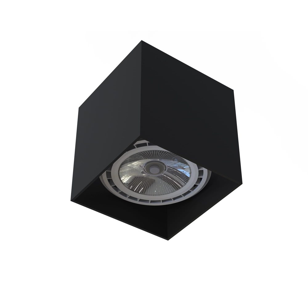 Spot lampa COBBLE BLACK