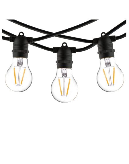 FESTOON LIGHTS 10XE27, 6M, IP65