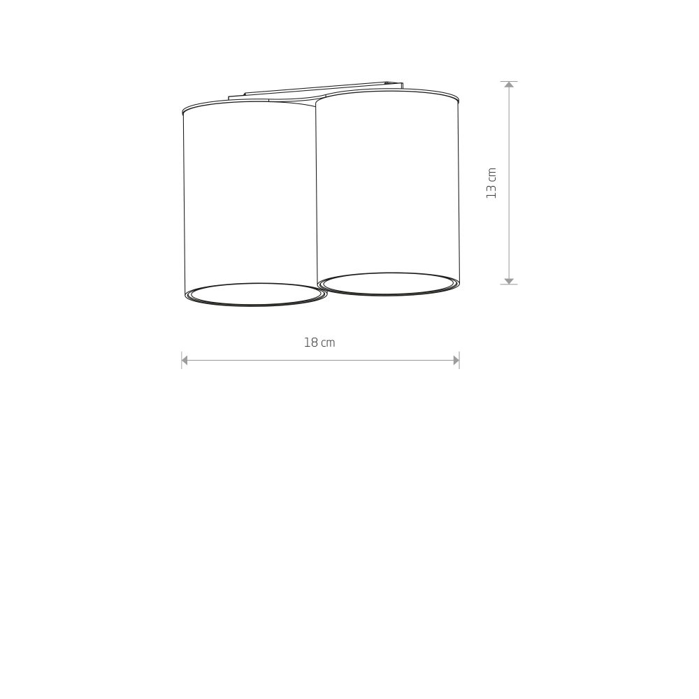 Spot lampe EYE TONE II BLACK - Слика 2