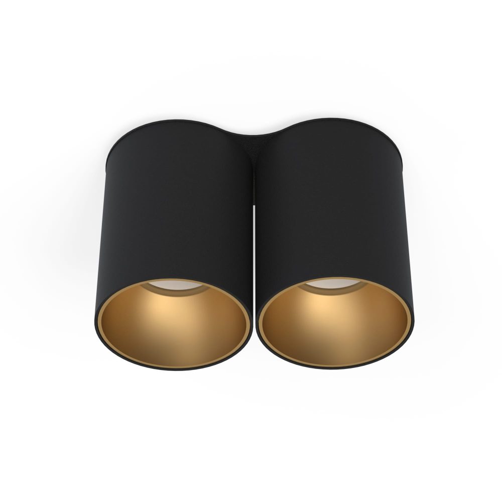 Spot lampe EYE TONE II BLACK/GOLD