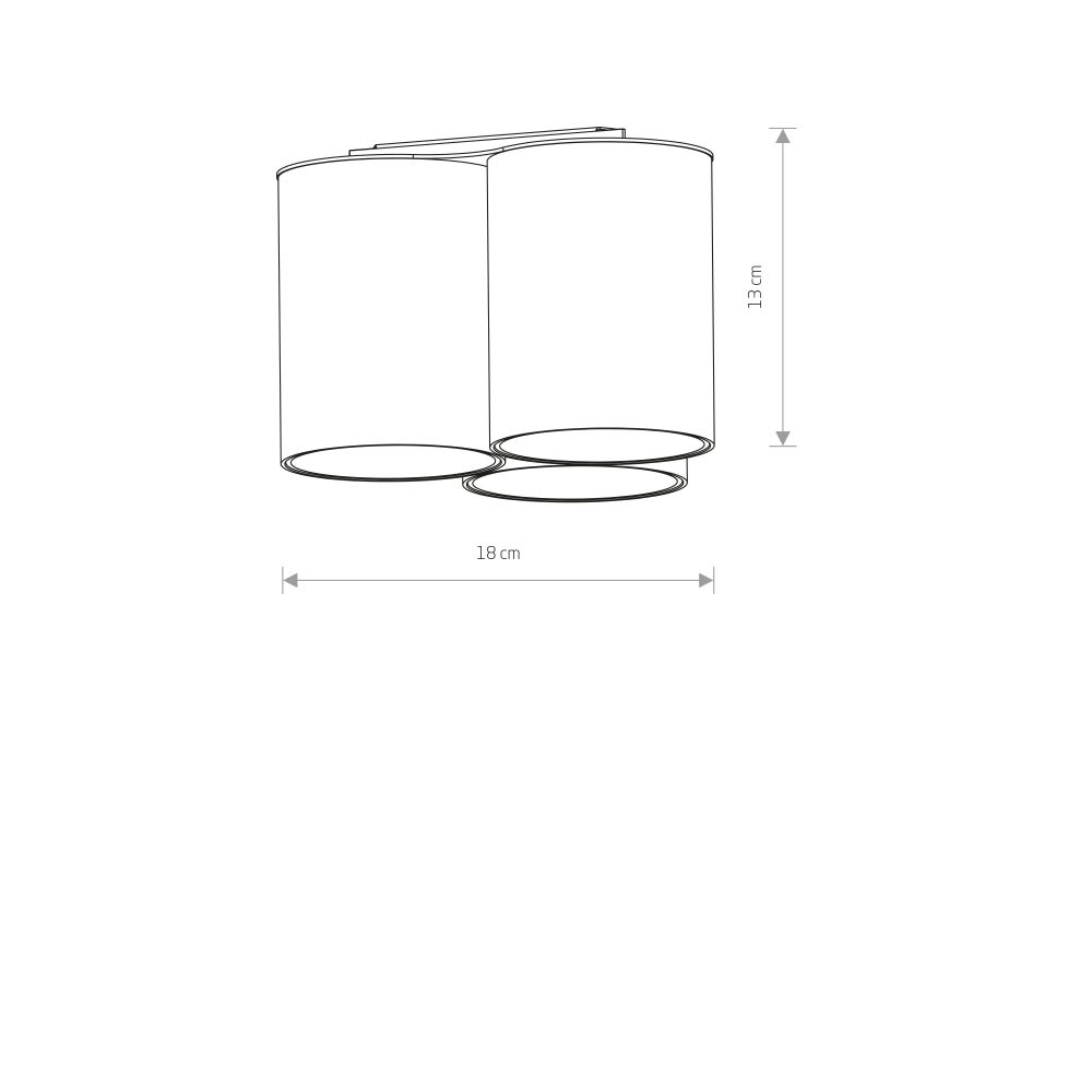 Spot lampe EYE TONE III BLACK - Слика 2