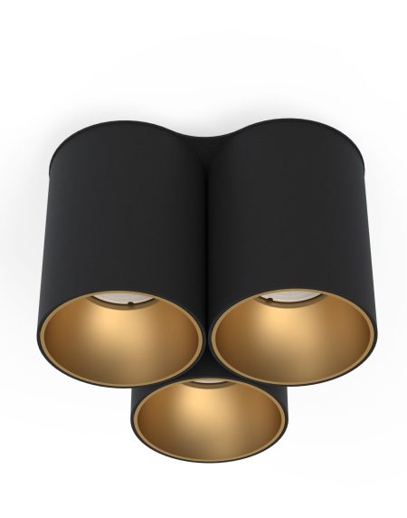 Spot lampe EYE TONE III BLACK/GOLD