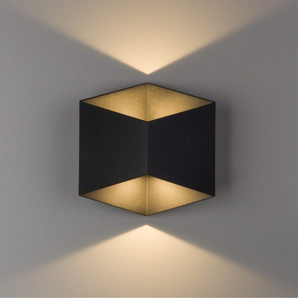 Zidna lampa TRIANGLES LED BLACK