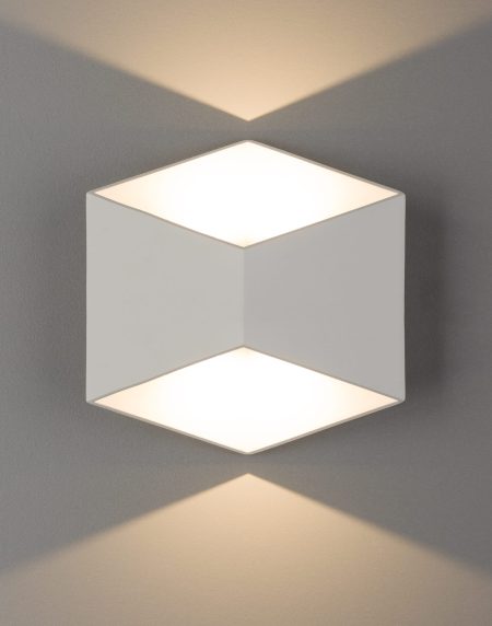 Zidna lampa TRIANGLES LED WHITE