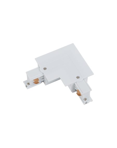 CTLS RECESSED POWER L CONNECTOR, RIGHT (L-R) WHITE