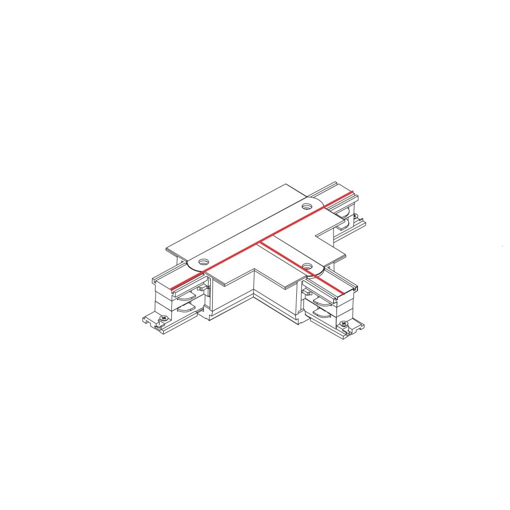 CTLS RECESSED POWER T CONNECTOR RIGHT 1 (T-R1) BLACK - Слика 2