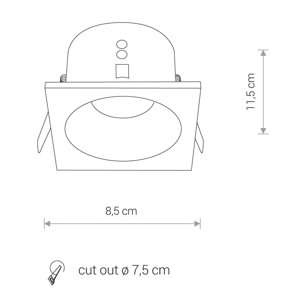 Spot lampa DELTA BLACK - Слика 5