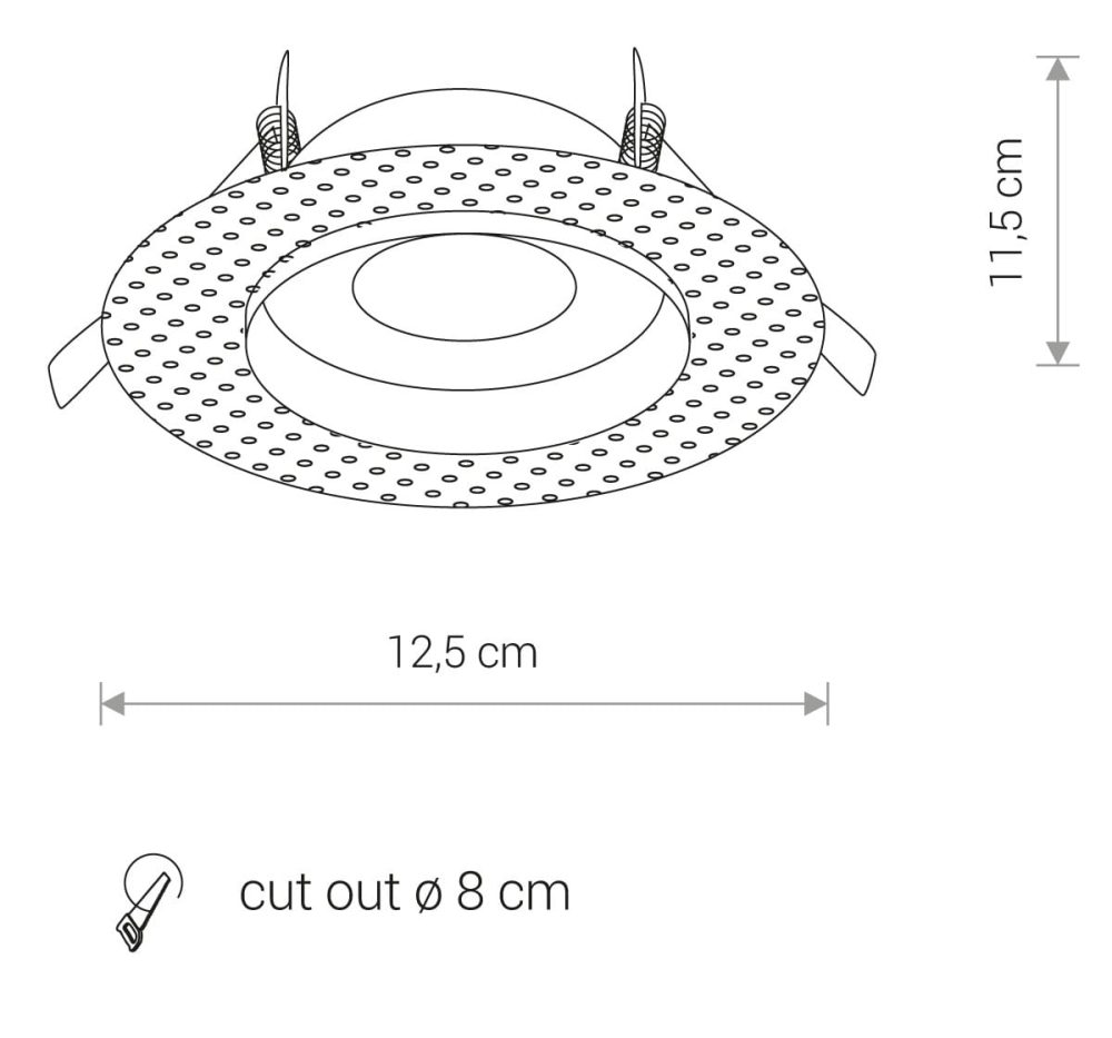 Spot lampa ECHO BLACK - Слика 5