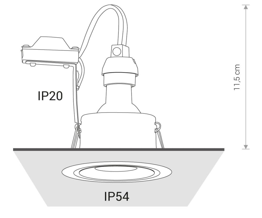 Spot lampa FOXTROT WHITE - Слика 14