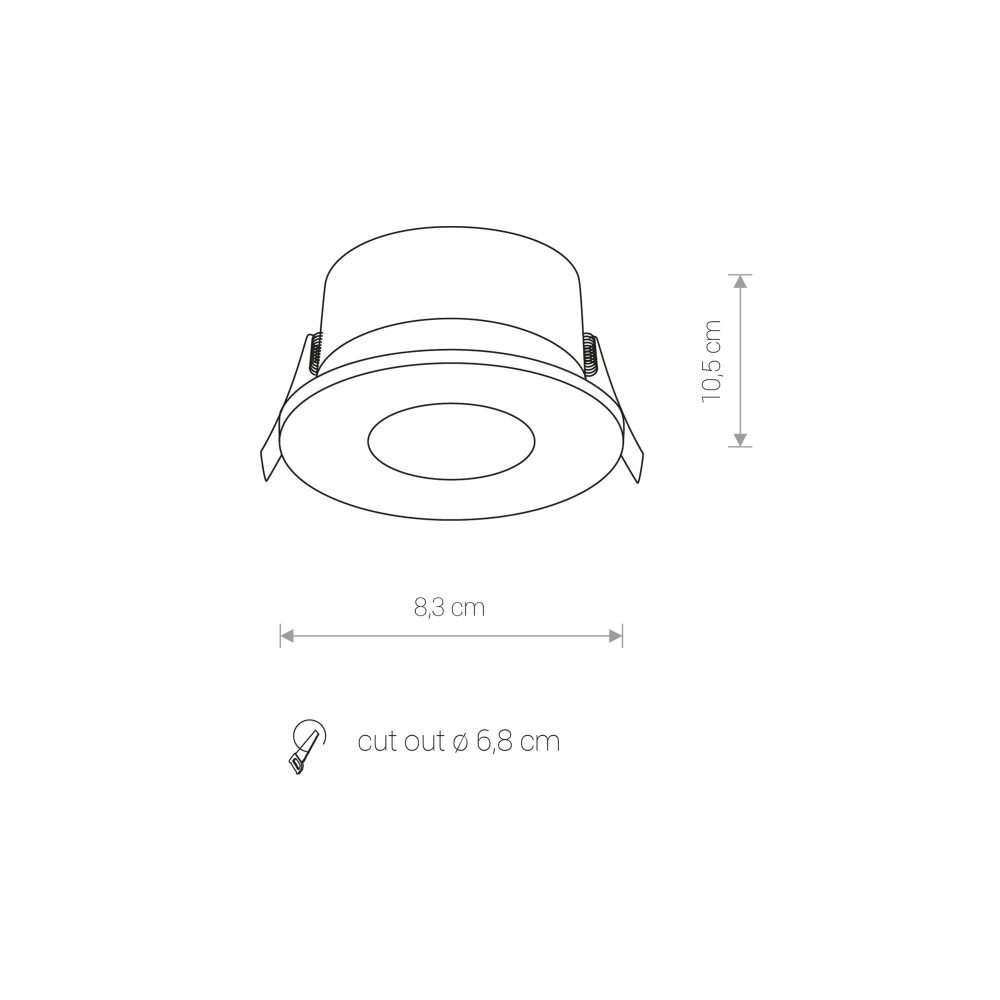 Spot lampa GOLF BLACK - Слика 5