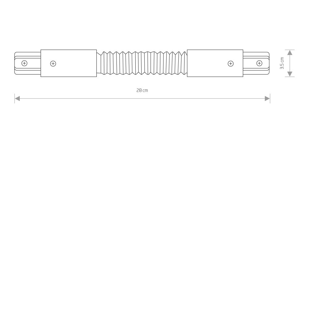 PROFILE FLEX CONNECTOR WHITE - Слика 2