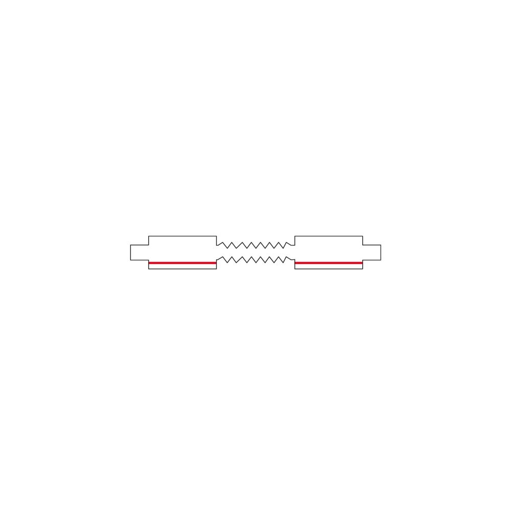 CTLS RECESSED POWER FLEX CONNECTOR WHITE - Слика 3