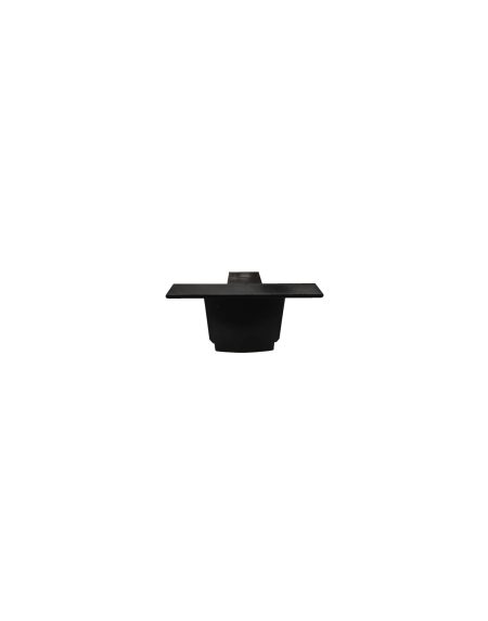 CTLS RECESSED DEAD END CAP BLACK