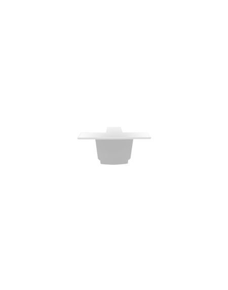 CTLS RECESSED DEAD END CAP WHITE