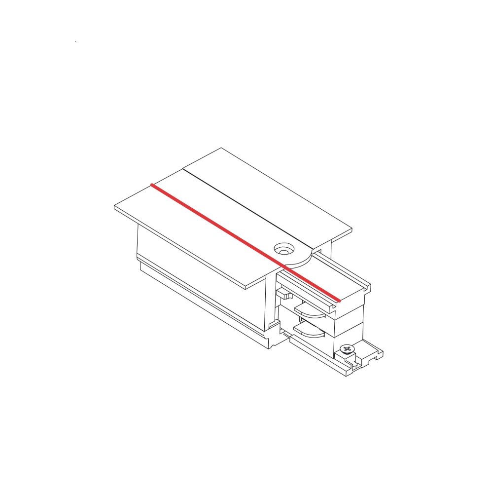 CTLS RECESSED POWER END CAP RIGHT ( PE-R ) BLACK - Слика 2