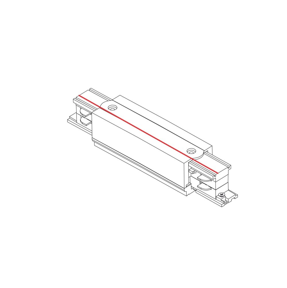 CTLS POWER STRAIGHT CONNECTOR BLACK - Слика 2