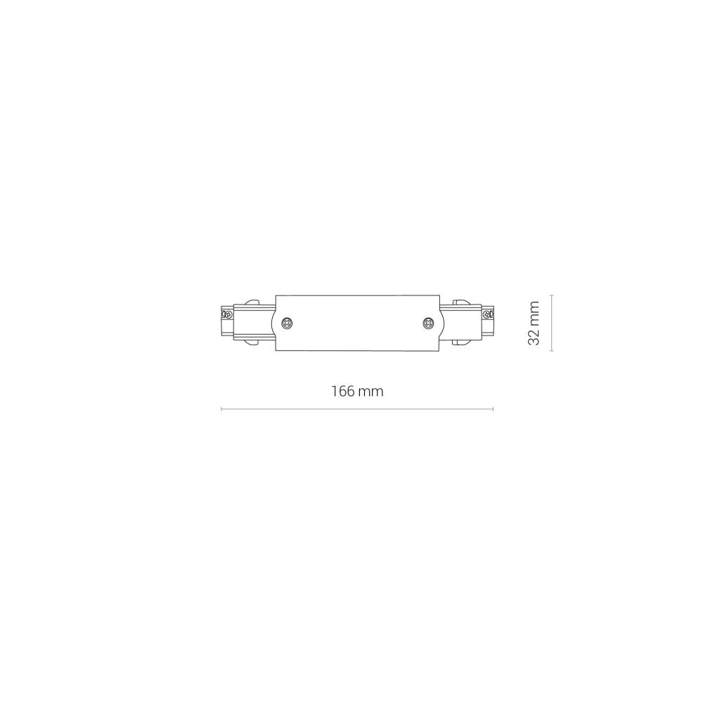 CTLS POWER STRAIGHT CONNECTOR BLACK - Слика 4