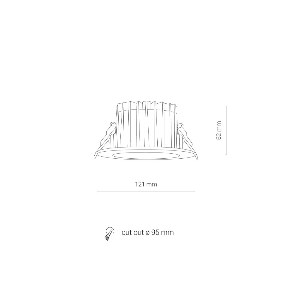 CL KEA LED 20W, 4000K WHITE - Слика 8