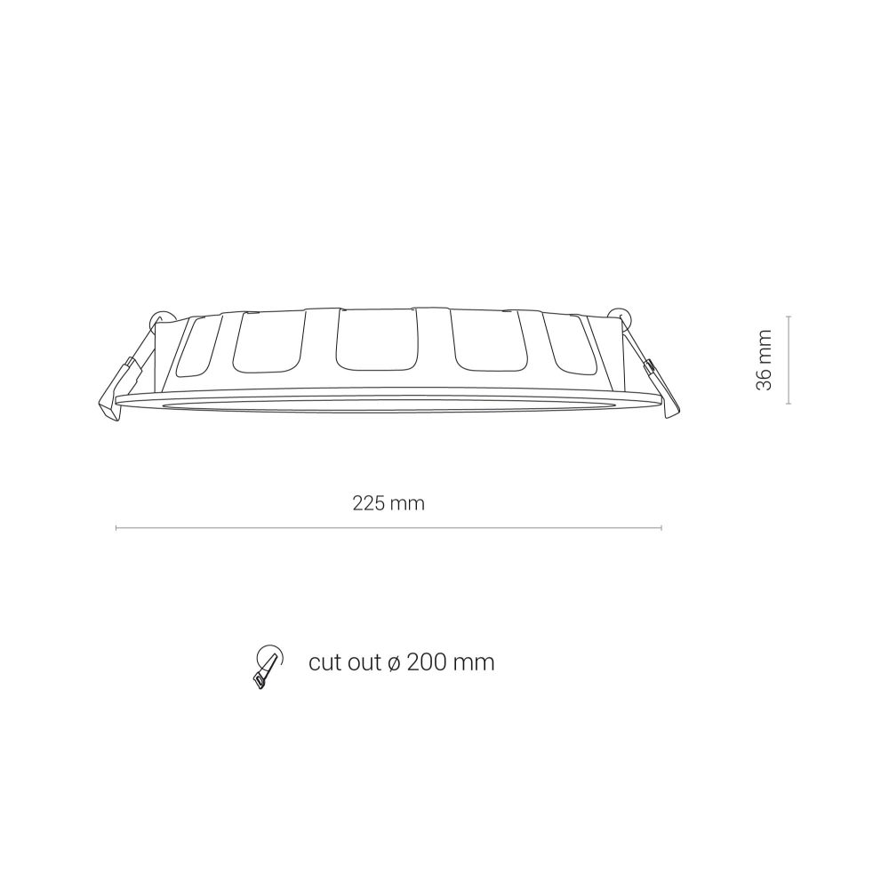 CL KOS LED 24W, 4000K WHITE - Слика 6