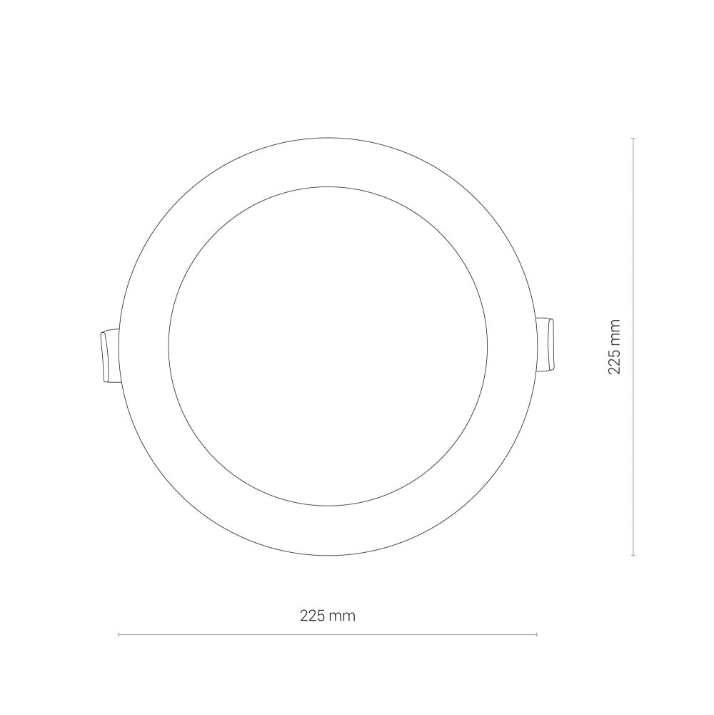 CL KOS LED 24W, 4000K WHITE - Слика 7