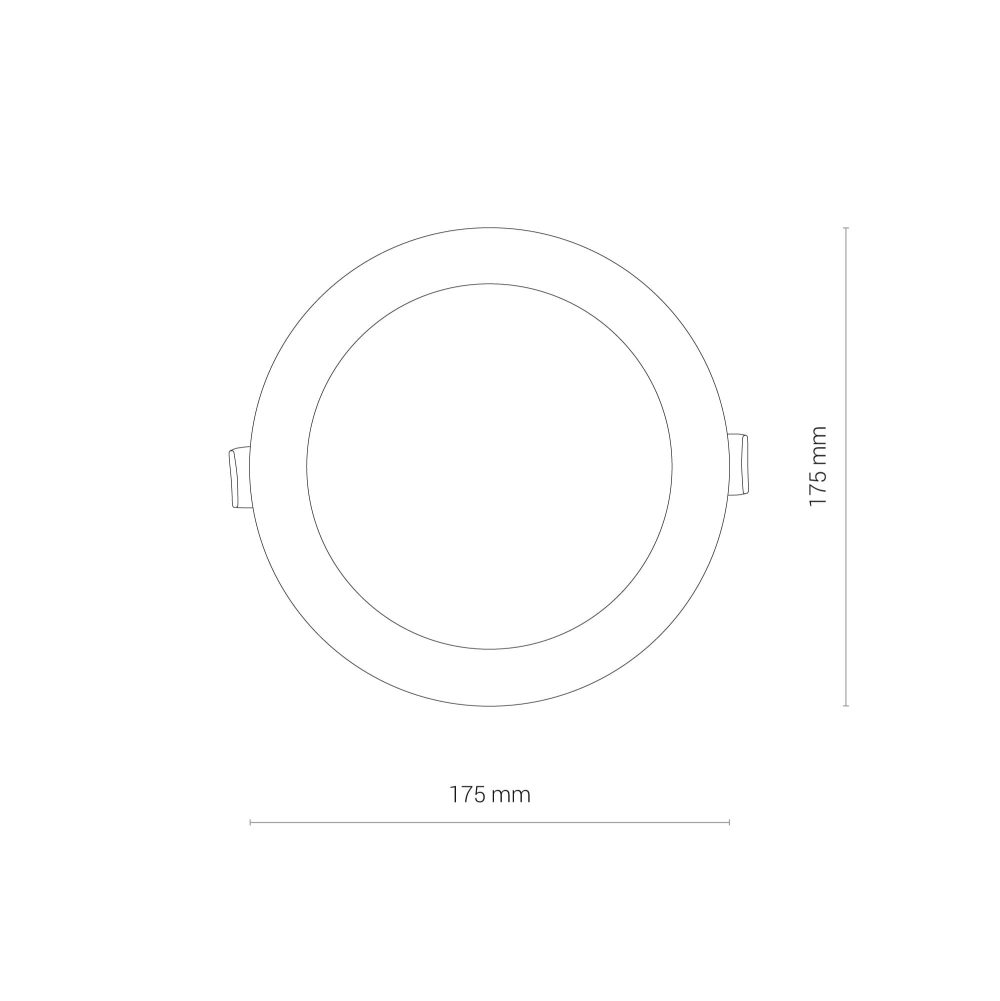 CL KOS LED 16W, 3000K WHITE - Слика 6