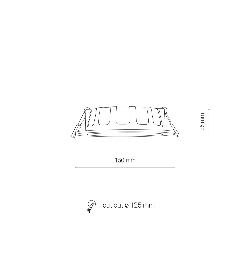 CL KOS LED 10W, 4000K WHITE - Слика 5