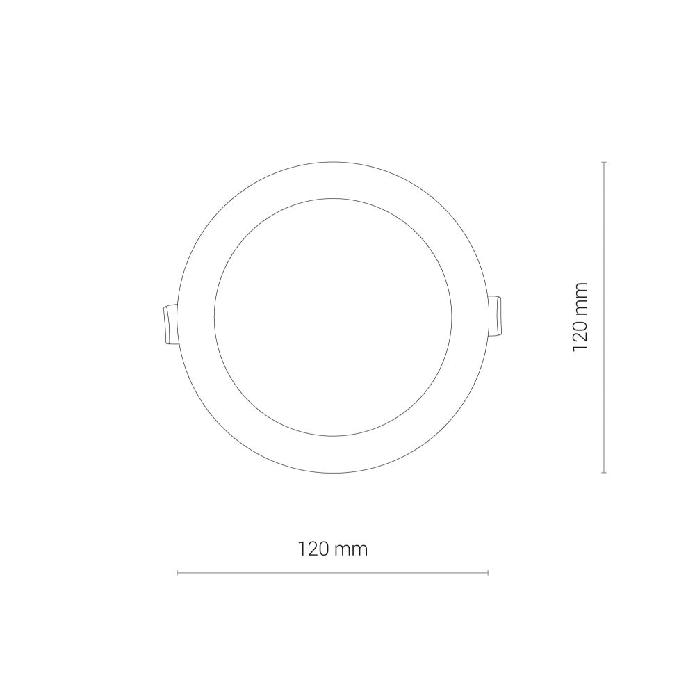 CL KOS LED 8W, 3000K WHITE - Слика 6