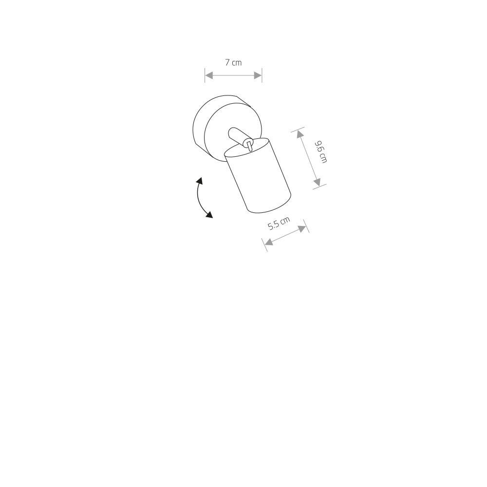 Spot lampa EYE SPOT BRASS I - Слика 2