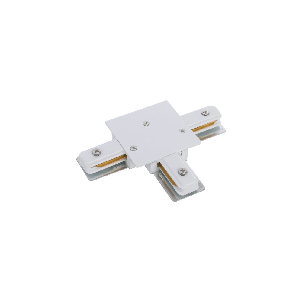 PROFILE RECESSED T-CONNECTOR WHITE