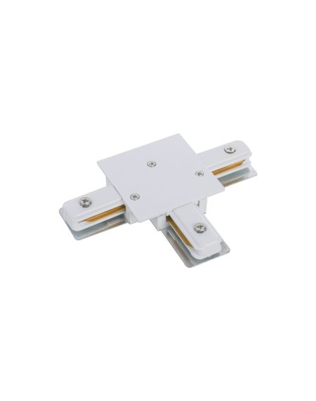 PROFILE RECESSED T-CONNECTOR WHITE