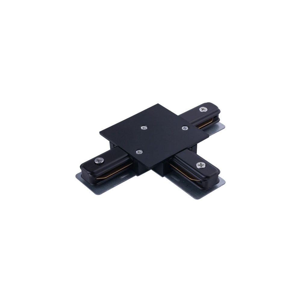 PROFILE RECESSED T-CONNECTOR BLACK