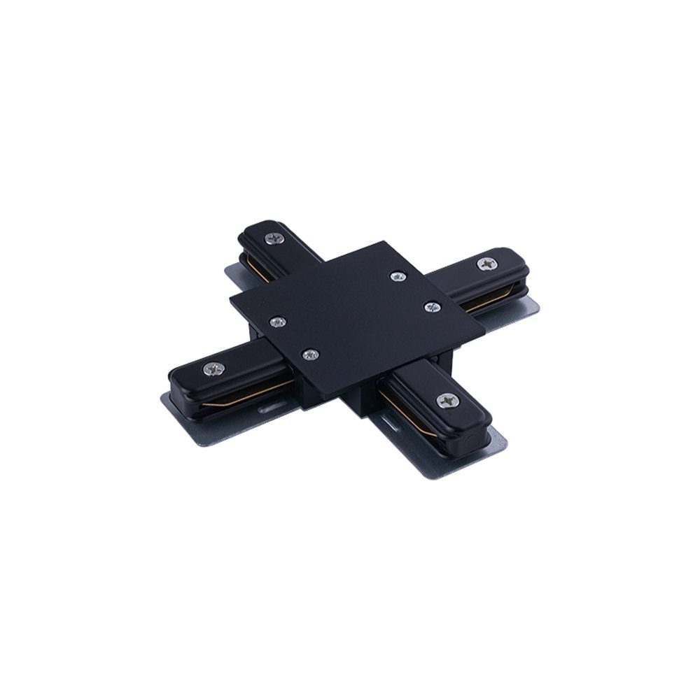 PROFILE RECESSED X-CONNECTOR BLACK