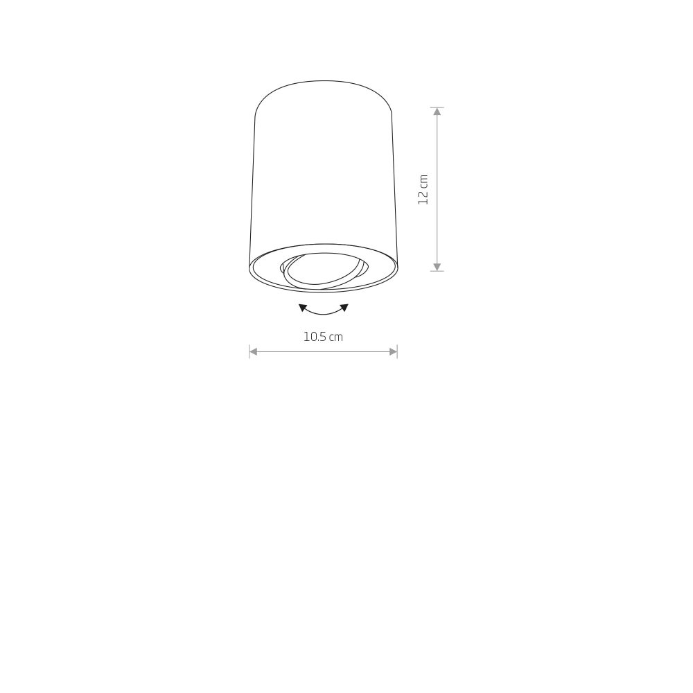 Spot lampa SET WHITE/GOLD - Слика 2