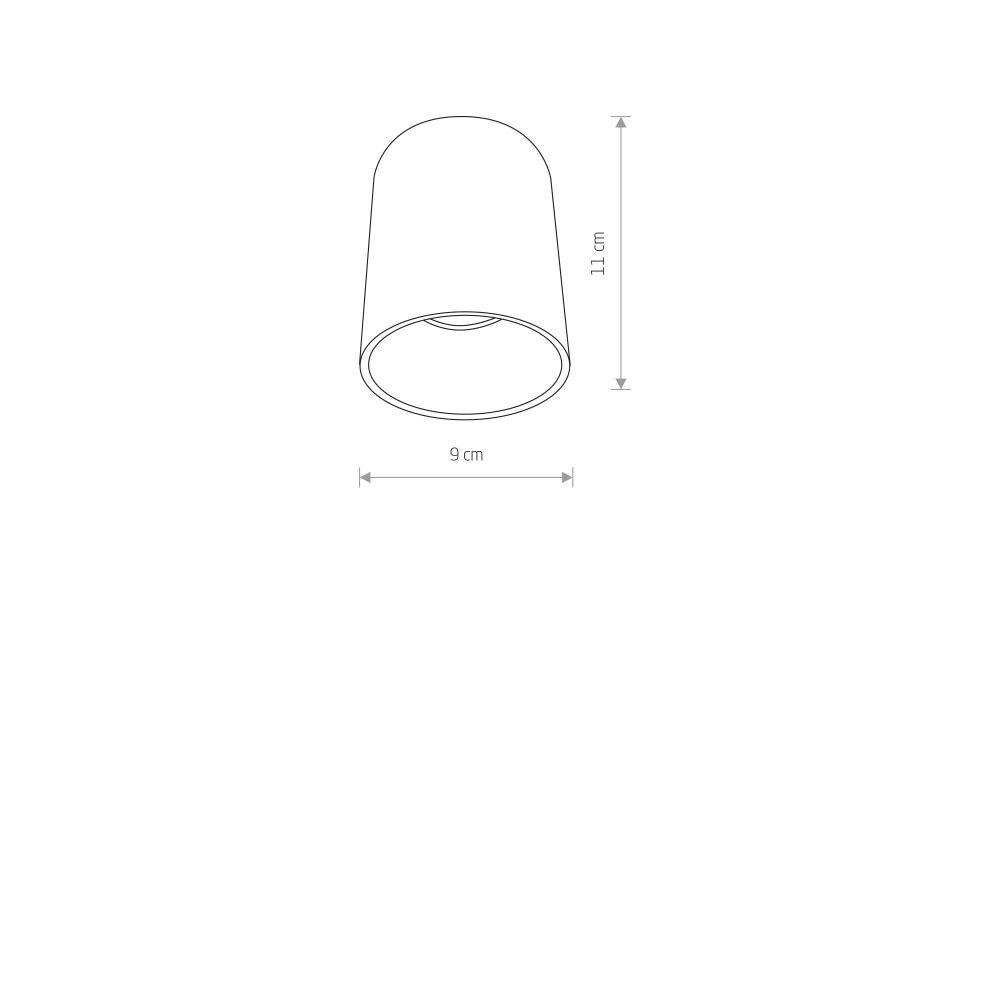 Spot lampa EYE TONE BLACK/BLACK - Слика 3