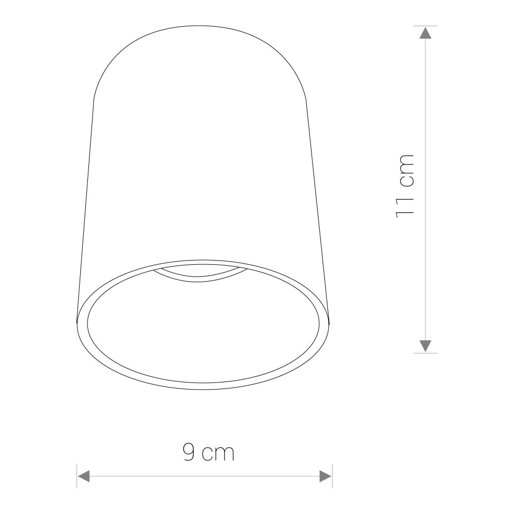 Spot lampa EYE TONE BLACK/SILVER - Слика 2