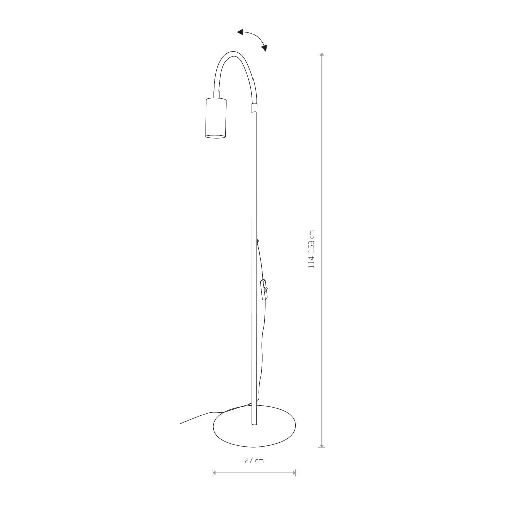EYE FLEX WHITE I floor lamp - Слика 2