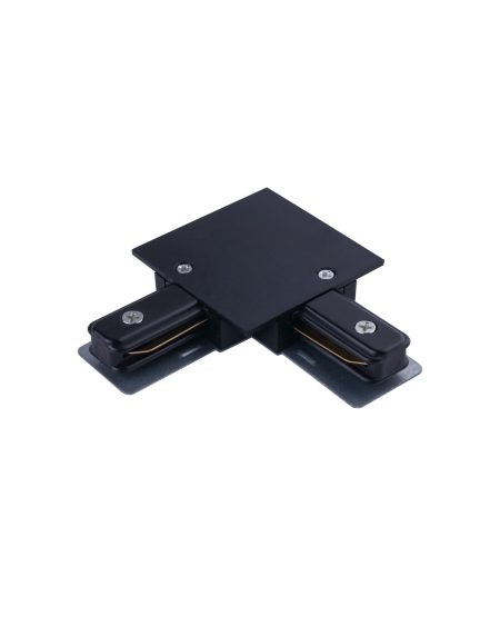 PROFILE RECESSED L-CONNECTOR BLACK
