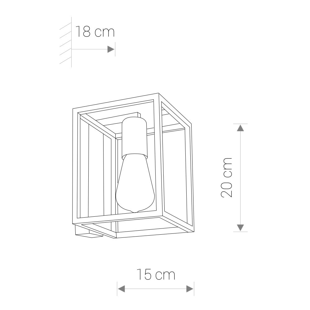 CRATE I wall lamp - Слика 2