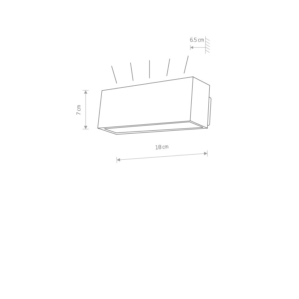 Zidna lampa UNIT LED - Слика 2