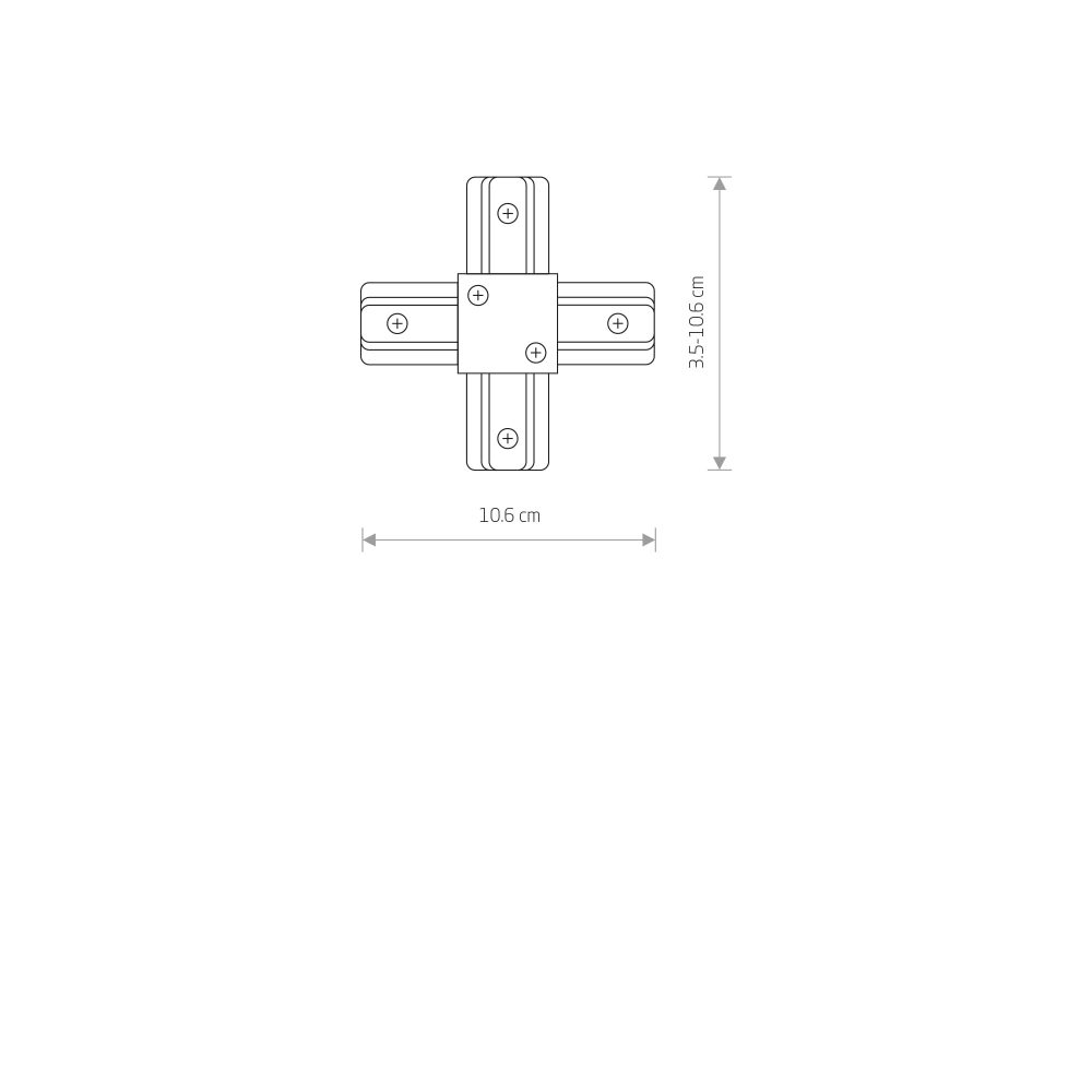 PROFILE X-CONNECTOR BLACK - Слика 2
