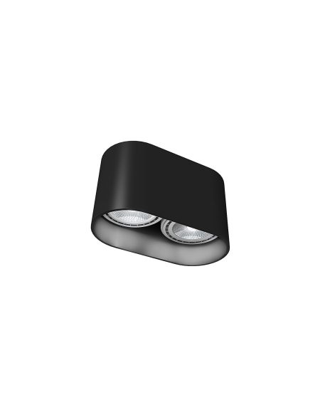 Spot lampe OVAL BLACK