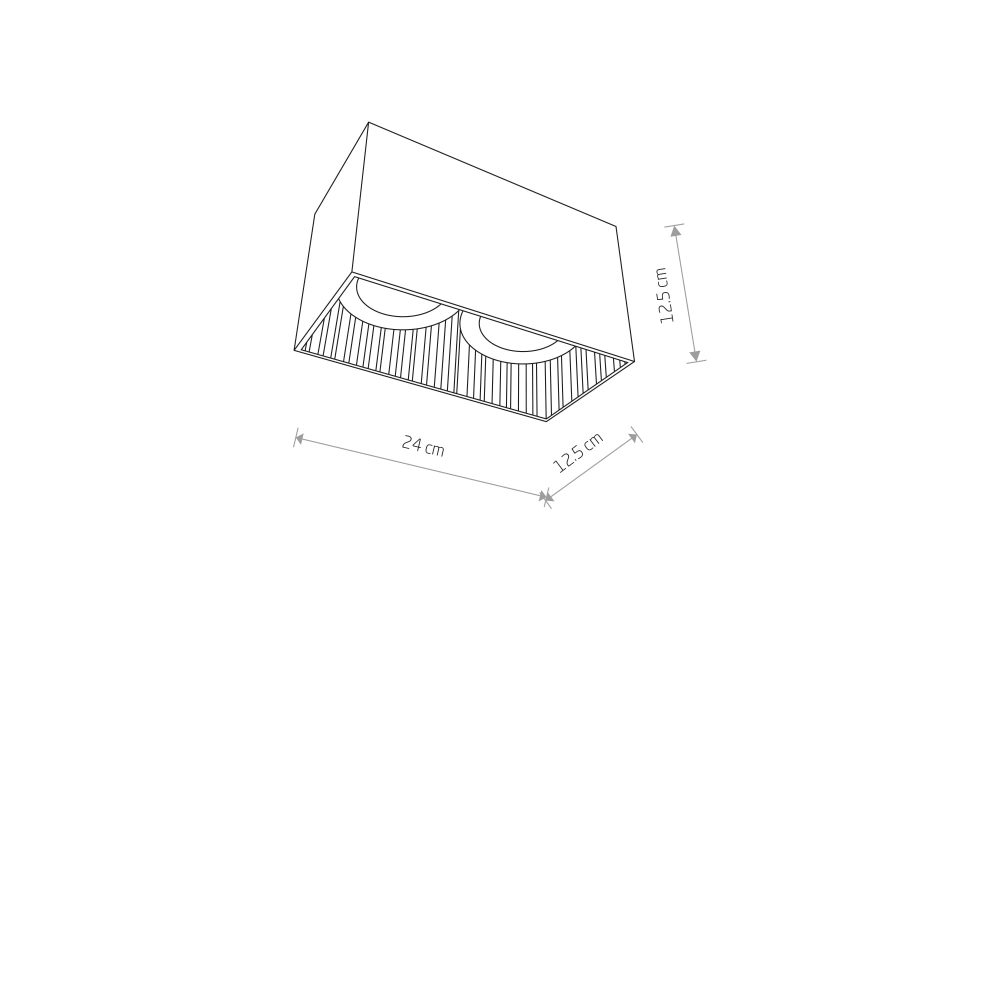 Spot lampe GROOVE WHITE - Слика 3