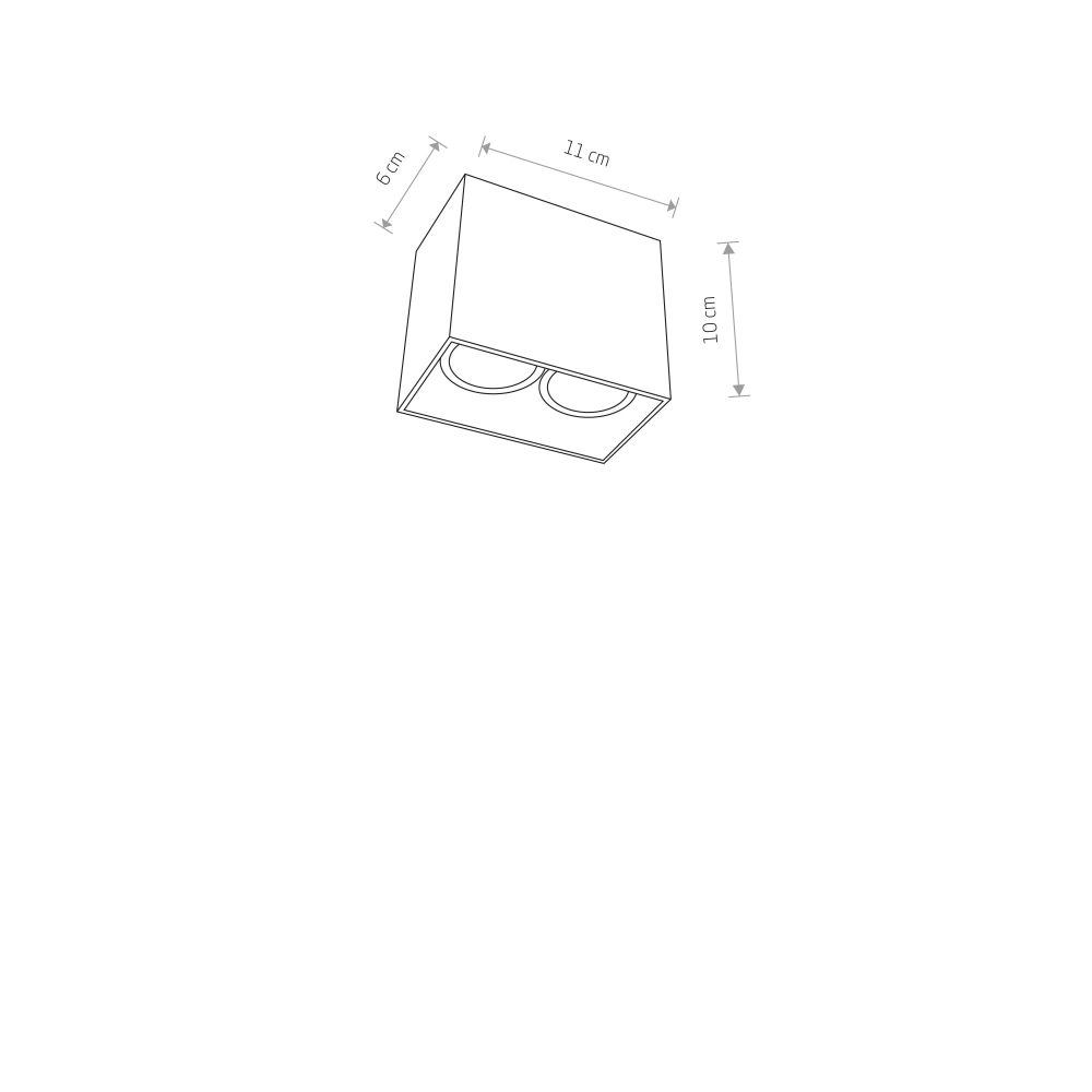 Spot lampe GAP BLACK - Слика 2