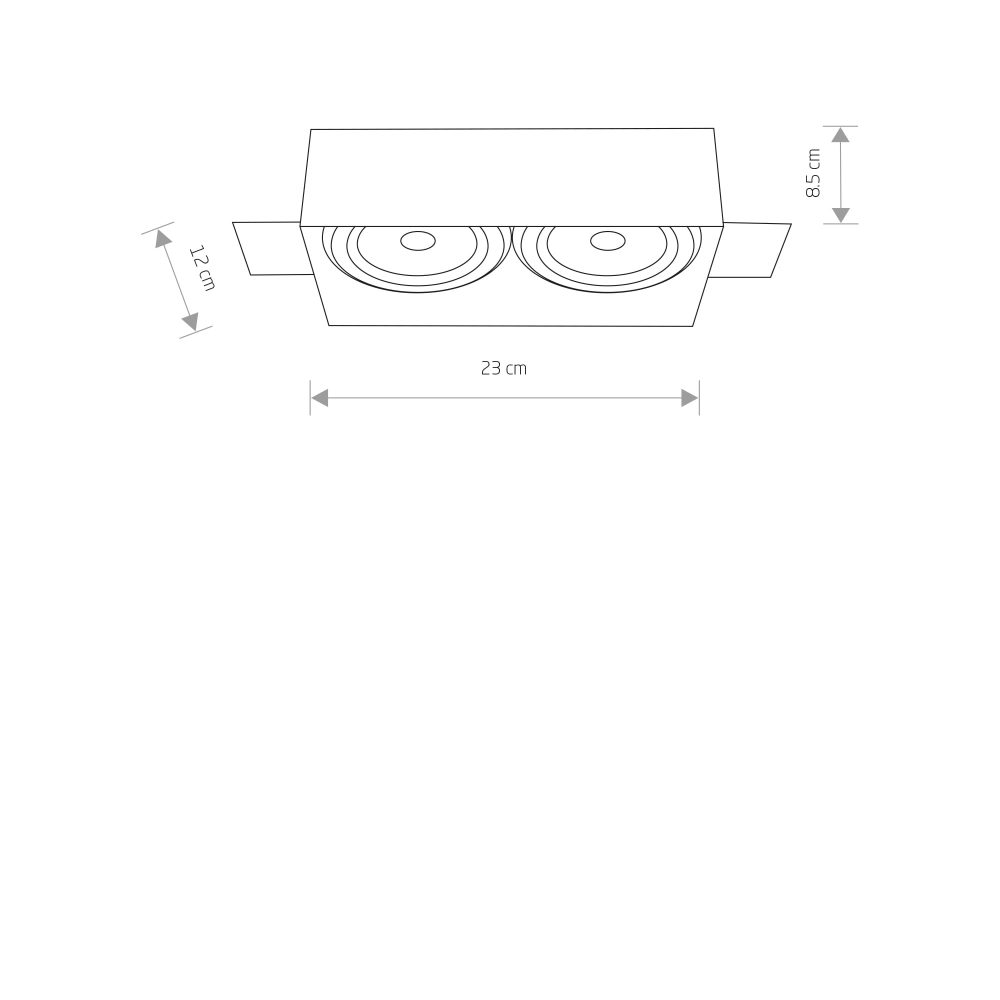Spot lampe MOD PLUS WHITE II - Слика 2