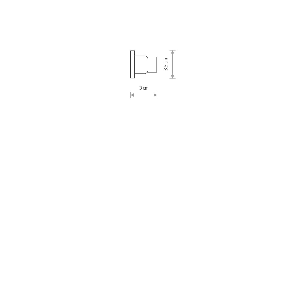 PROFILE DEAD END CAP WHITE - Слика 2