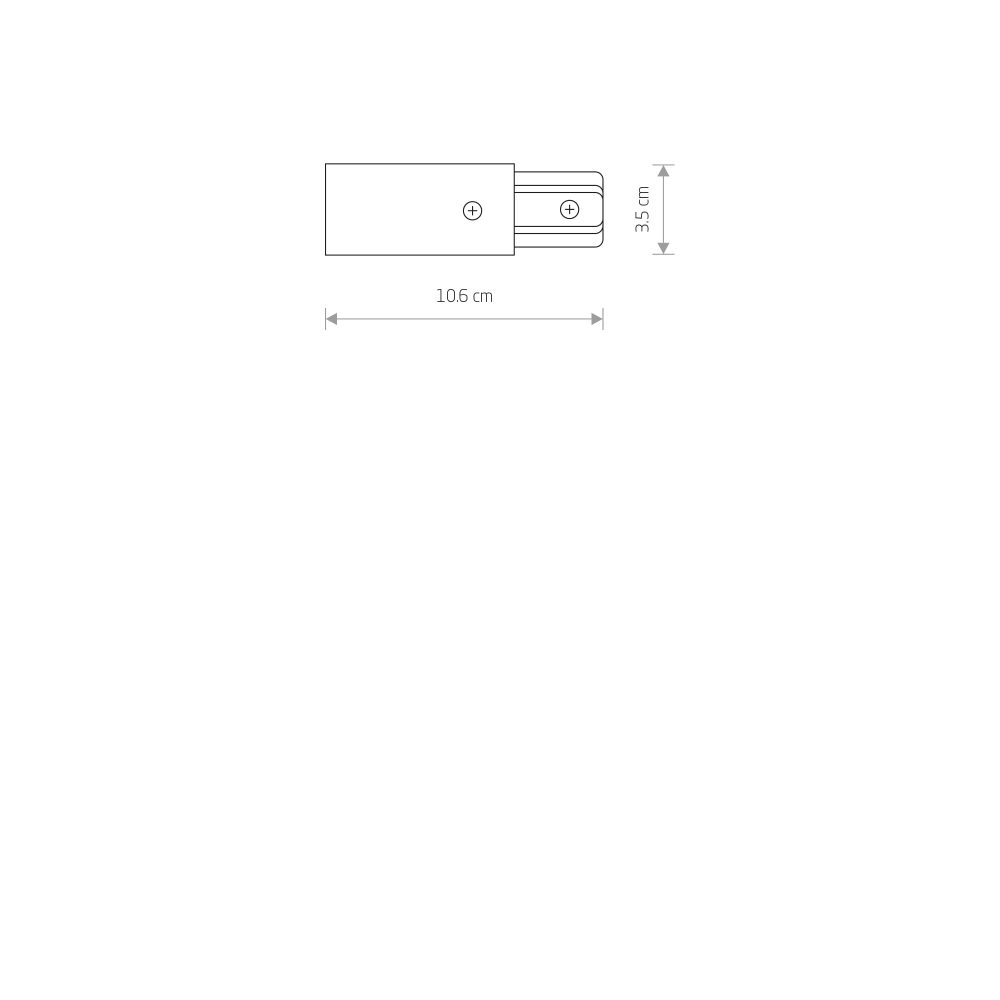 PROFILE POWER END CAP BLACK - Слика 2