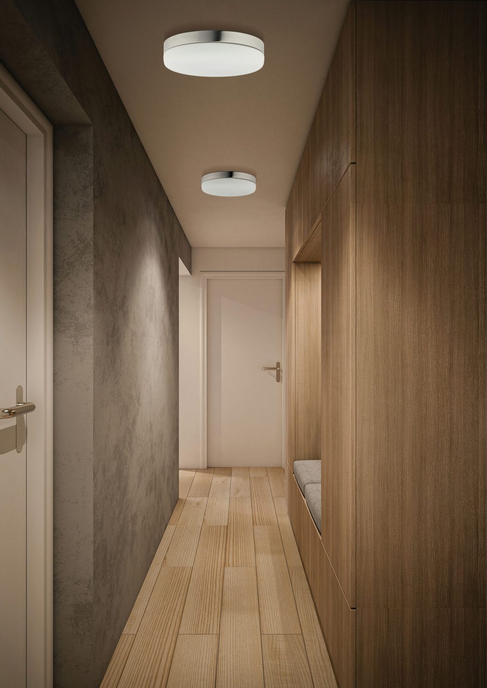 Plafonjera KASAI SATIN NICKEL - Слика 3