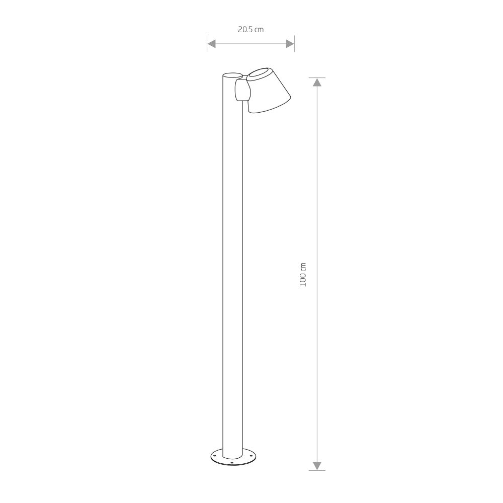 Stubna lampa SOUL GRAPHITE I floor lamp - Слика 2