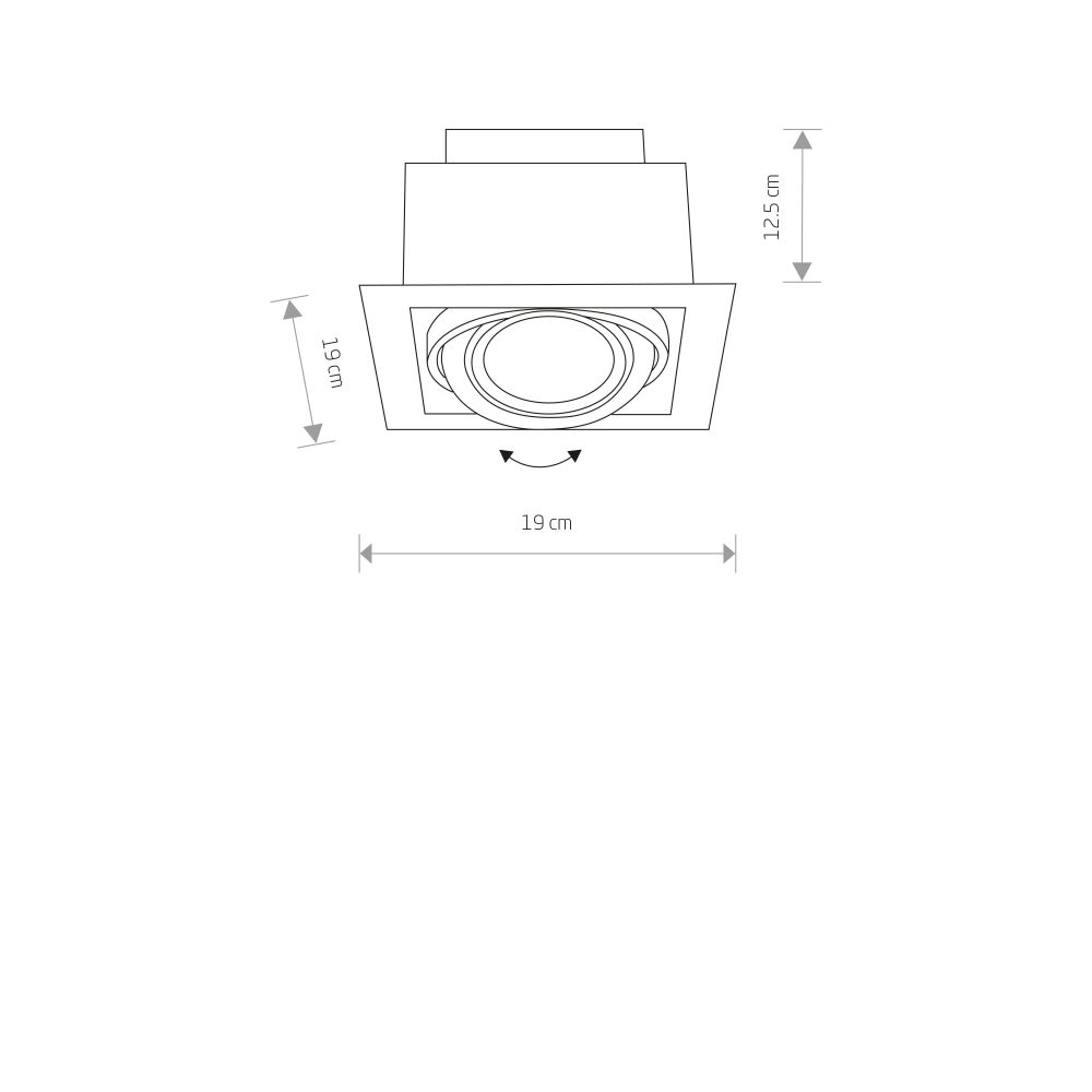 Spot lampa DOWNLIGHT BLACK I ES 111 - Слика 2